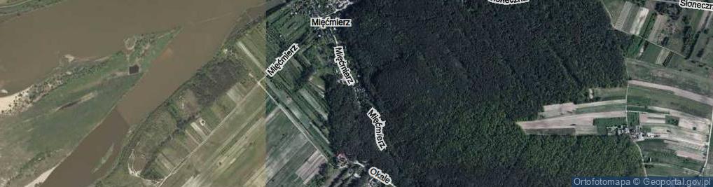 Zdjęcie satelitarne Mięćmierz ul.